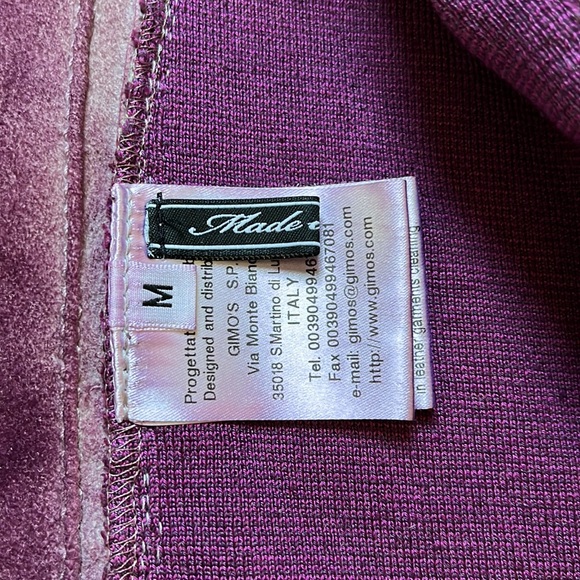 GMS-75 Purple Leather Zip Up Jacket - Picture 8 of 11